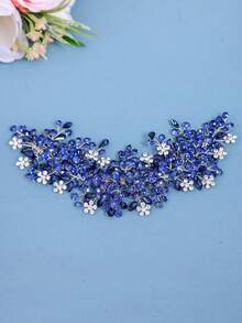 1pc Women's Elegant Crystal Headband, Handmade Luxury Party/Wedding Hair Accessory, Bridal Crown, Princess Birthday Gift - Multicolor - View 11