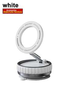 360° Rotatable Magnetic Phone Holder, Foldable Hands-Free Car Phone Mount Applicable To Car/Smooth Surface, Portable & Adjustable, Practical Christmas Gift - A - View 10