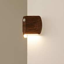 LED Motion Sensor Wall Light, Wireless Magnetic Wall Lamp, USB Warm Light Night Light, Wall Hanging Decor Lamp, Eye-Caring Ambient Light, Battery Powered Design, Suitable For Corridor, Kitchen Cabinet, Wardrobe And Room Decor - Multicolor - View 3