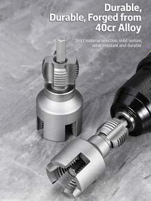 40Cr合金PPR管螺纹加工机，1/2英寸、3/4英寸、1英寸PPR水管内外螺纹攻丝工具，攻丝速度快，操作简便快捷，是水管维修的得力助手。 - 工具+生料帶 - 查看 7