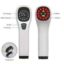 Handheld Device 12pcs 650nm And 2pcs 808nm Lamps For Men And Women Neck Shoulder Back Arm, Leg Joints, Also For Pets - White - View 7