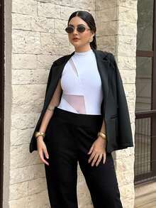 Women Coats - Black - View 7
