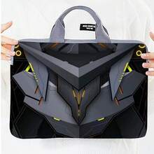 1个赛博朋克风格笔记本电脑包，印花笔记本电脑内胆包，时尚便携手提包 - 彩色 - 查看 75