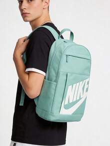 Nike 21L雙肩包 常規 男女同款情侶款 綠色 - 淡綠色 - 查看 1