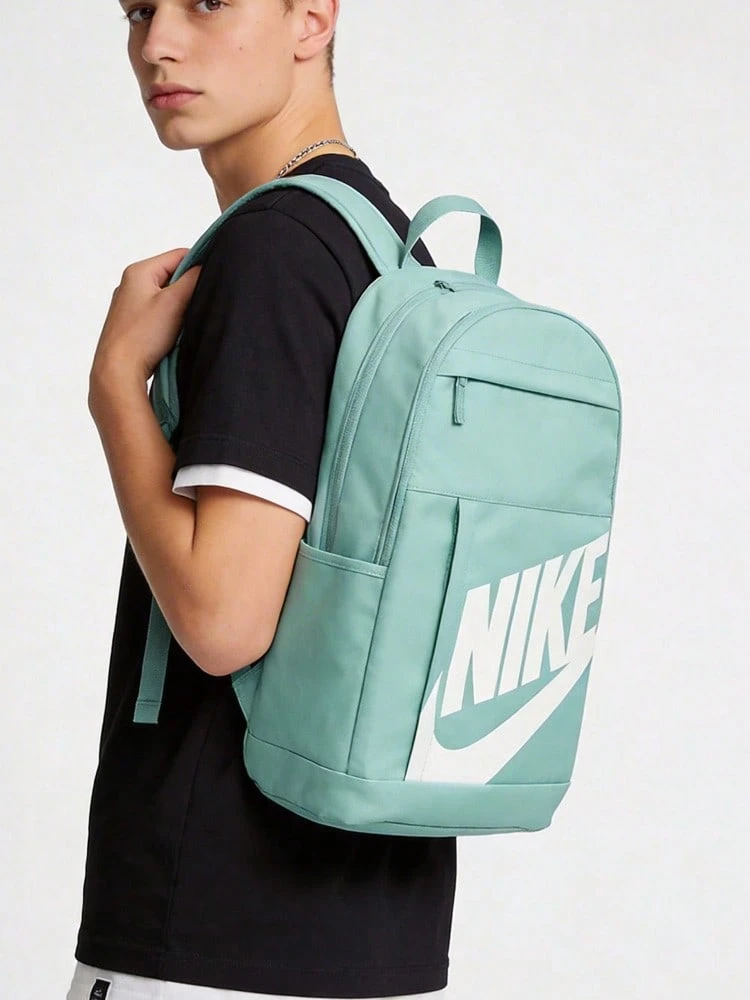 Nike 21L雙肩包 常規 男女同款情侶款 綠色 - 淡綠色 - 查看 1