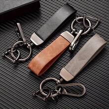 PU Leather Creative Minimalist Keychain Pendant, Personalized Key Chain Ring Wrist Strap Bag Charm, Vintage High-End Fashion Leather Key Holder Gifts For Mother, Father, Graduation, And Teacher - Multicolor - View 2