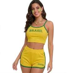 Amarelo Estampa Brasil
