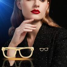 1pc Fashionable Gold & Silver Multi-Functional Brooch - Versatile Sewing & Knitting Garment Accessory - Multicolor - View 9