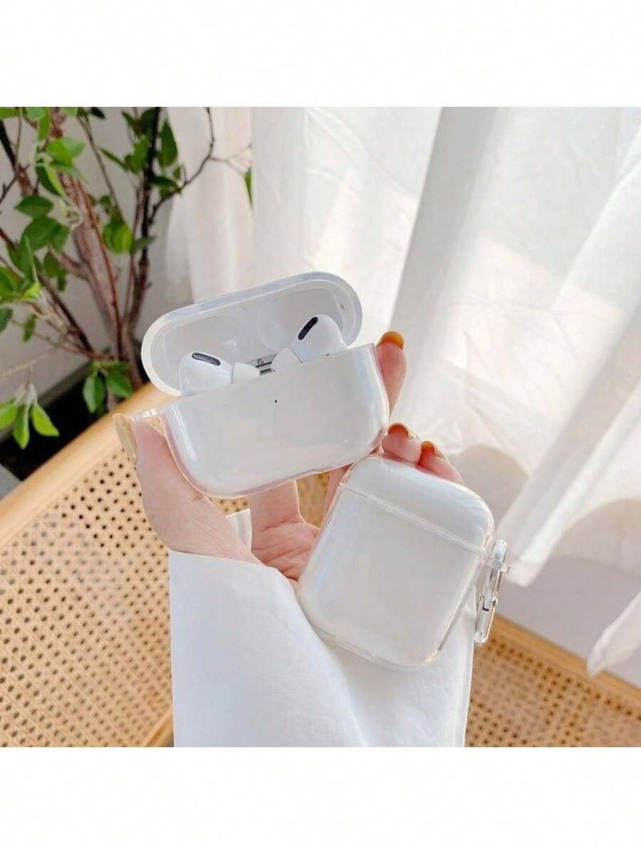 Transparent Case For AirPods 1 2 3 4 Pro 2 3 Premium Crystal Anti-Impact Acrylic Case - Trong sáng - Xem 1