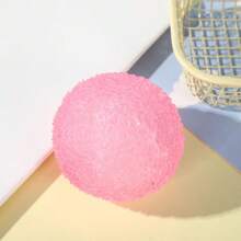 Texture Ball Malt Sugar Squeeze Toy, Stress Relief Soft Ball For Adults And Kids, Prank Party Gift, Fun Joke Squeeze Toy - 單件裝,大 6 公分 - 粉紅色 - 查看 1