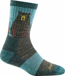 Darn Tough Women's Bear Town Micro Crew Lightweight With Cushion Sock (Style 1970) - - Bear Town Micro Crew Light 氣墊 - 查看 10