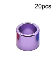 20 piezas Anillos para patas de paloma azul y verde, diámetro interior de 8 mm, altura de 9 mm, anillos de identificación de patas de aluminio para entrenamiento de vuelo al aire libre - Ver 8