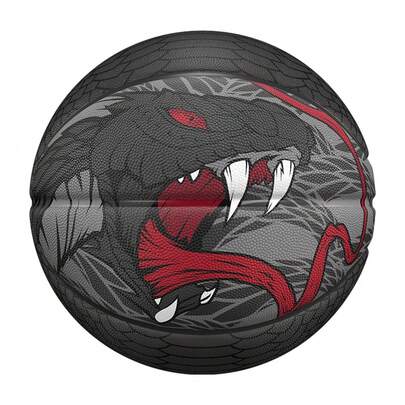 veidoorn Size 7 Snake Rubber Basketball, Indoor Outdoor Training Ball, Moisture-Absorbing Grip, Durable Wear-Resistant Basketball,Perfect Gift For Boyfriend Or Girlfriend