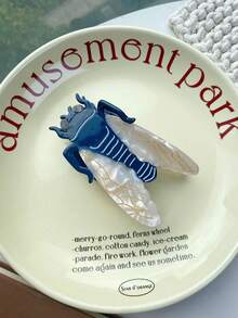 Lazy Cat Claw Hair Clip, Cute Cartoon Polka Dot Acetate Hair Clip, Hair Claw, Cat Claw Hair Clip, Fashionable Cartoon Cute Atmosphere Occipital Half Bun Clip, Cute Cat Claw Hair Clip, Ins Style Niche Personalized Hair Clip, Sweet Large Hair Claw For Occipital Bun, Hair Clip - Multicolor - View 12