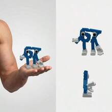 1pc Cute 67 Robot Figurine, Realistic Plastic Sculpture, Home/Office/Bedroom Decor, Collectible Gift For Family/Friends, Exquisite Sculpture With Interesting Design - متعدد الألوان - مشاهدة 2
