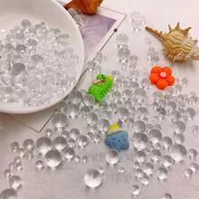 15万颗透明装饰水珠，水凝胶珠，水晶球，水培球，无土种植水珠，果冻珠，透明珠，装饰球，适用于室内装饰、家居装饰、桌面装饰、办公室装饰、摆件、花瓶填充物、圣诞装饰 - 透明 - 查看 4