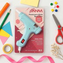Pistola de silicón con Interruptor de corriente  Calentador de pegamento Multifuncionales Manualidades - Multicolor - Ver 14
