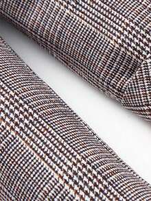 Men's Plaid Business Jacket, Single-Breasted Design With Embedded Lapel, Slim Fit, Suitable For Office Meetings, Commuting, Essential Item To Upgrade Business Casual Attire - Camel - View 7