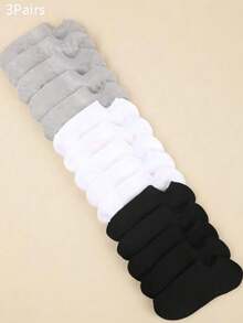 3/6/9/15 Pairs Unisex Versatile Socks, Heart Breathable Casual Low-Cut Socks, Moisture-Wicking Minimalist Style, Suitable For All Seasons And Occasions - Multicolor - View 7