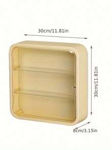 1pc Transparent Wall-Mounted Display Case, Blind Box Collectible Figurine Holder - Multicolor - View 12