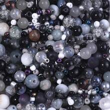 50g/Pack, 3-12mm Mixed Multicolored Glass Beads, Suitable For DIY Jewelry Making, Necklaces And Bracelets Crafts, Women Handmade Materials - Multicolor - View 18