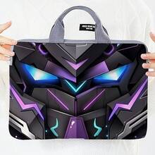 1个赛博朋克风格笔记本电脑包，印花笔记本电脑内胆包，时尚便携手提包 - 彩色 - 查看 9