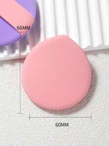 4pcs/8pcs/12pcs Large Double-Sided Water Droplet Makeup Sponge Puff, Suitable For Liquid Foundation, Expands When Wet, Dry & Wet Dual Use - Multicolor - View 7