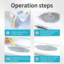 1/2 piezas Súper Pegamento/Pegamento AB Fuerte/Pegamento para Moldeado, Usado para Reparar Artículos del Hogar. Adhesivo para Radiador, Tanque de Agua, Tanque de Combustible, Radiador, Metal, Hierro, Energía Solar, Tubería de Agua y Otros Adhesivos de Soldadura a Prueba de Fugas, Adhesivo Epoxi de Soldadura en Frío Resistente al Calor - Superpegamento - Ver 8