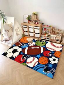 1 pieza Alfombra con patrón de mapa de ciudad, alfombra de carretera urbana simulada, alfombra de área de juego, tapete de juego, alfombra de gateo, almohadilla de juego antideslizante, material suave y esponjoso, adecuada para sala de estar, dormitorio, entrada, cocina, baño, sala de juegos, estudio, accesorio decorativo para el hogar, duradera, a prueba de polvo, fácil de limpiar - Camel - Ver 4