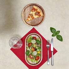 1 Khay đựng phô mai bằng gỗ keo lá lớn, kiểu dáng mộc mạc, vân gỗ tự nhiên, hình bầu dục và tròn có rãnh, thích hợp cho nhà hàng, nhà bếp và các buổi tụ họp gia đình. - Xem 4