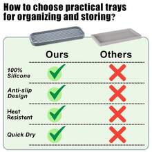 1/2/3pcs Drain Tray, Multi-Functional Kitchen Draining Mat, Absorbent Quick-Dry Non-Slip Pad, Heat-Resistant Countertop Protective Mat - One Size - View 9
