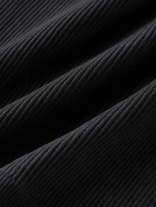 Sujetador bandeau negro con diseño hueco, top bandeau sin tirantes, camiseta sin tirantes para mujer - Negro - Ver 7