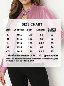 女士时尚休闲纯色长袖机车风拉链PU皮夹克，适合春、秋、冬季穿着，粉色 - 粉色 - 查看 6