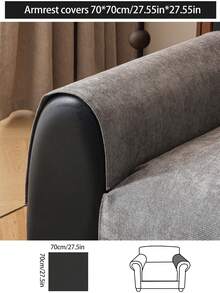 1 chiếc vỏ đệm sofa nhung mềm mại, thoải mái dùng được cả bốn mùa, kiểu dáng hiện đại tối giản, chống trượt, chống bụi và có thể giặt được, màu xám đậm tươi mát và mềm mại, không phai màu và không bị rụng lông, thân thiện với thú cưng, có thể điều chỉnh cho sofa góc, phù hợp cho phòng ngủ, văn phòng, phòng khách, sofa chữ L và sofa 1/2/3/4 chỗ ngồi. - Màu xám đen - Xem 17