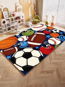 1 pieza Alfombra con patrón de mapa de ciudad, alfombra de carretera urbana simulada, alfombra de área de juego, tapete de juego, alfombra de gateo, almohadilla de juego antideslizante, material suave y esponjoso, adecuada para sala de estar, dormitorio, entrada, cocina, baño, sala de juegos, estudio, accesorio decorativo para el hogar, duradera, a prueba de polvo, fácil de limpiar - Camel - Ver 5