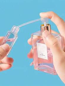 10 piezas Embudo de rellenado de cosméticos, Herramientas de rociado de perfume, Herramientas reutilizables para botellas de perfume, Bomba de trasvasado de perfume, Herramientas de trasvasado de cosméticos, Adecuado para botellas de rociado de perfume recargables, Esencial para viajes, vacaciones, útiles escolares, vuelta al cole - Multicolor - Ver 2