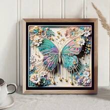 Bộ tranh đính kim cương 5D tự làm, kích thước 30x30cm, với chủ đề chim ruồi, hoa, bướm, mật ong và thiên nga. Tranh khảm kim cương pha lê 5D tự làm, thích hợp để trang trí nhà cửa, làm quà tặng thủ công, dành cho người yêu thích tự làm đồ thủ công và làm quà tặng bạn bè vào các dịp lễ và sinh nhật. Không kèm khung. - Xem 7