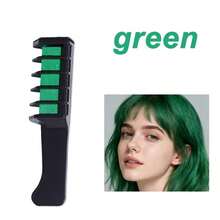 6 Color Hair Chalk Comb Set Temporary Hair Dye For Kids Girls & Adults Washable Fun Color For Parties Halloween Cosplay Birthdays Water Washable - Sets - View 8