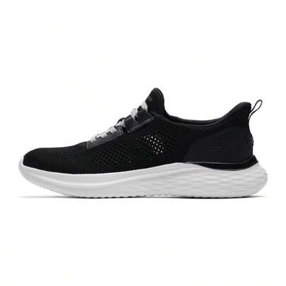 Skechers Giày thể thao nam , giày đi bộ đường dài nhẹ và thoải mái 211109-BLK