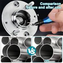 LIBRATON Deburring Tool With 11 Extra High Speed Steel Blades, Works On Metal, Resin, 3D Printed Plastic Edges, PVC Copper Pipes, Deburring Tool (11x BS1010 Or 2x BK3010 3x BS1018 6x BS1010), 360 Degree Rotary Head - A - View 3