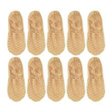 1/5/10 双女士蕾丝性感隐形露踝镂空柔软防滑短袜 - 彩色 - 查看 17