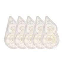 5pcs/Pack Large Capacity Correction Tape - Ideal For Office And School Use, Easy-To-Use White Corrector, Instant Correction, Made Of PET Material Tape - White - View 10