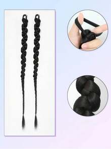 European And American Style Braided Bun, Bubble Braid, Double Ponytail, Sweet And Hot Girl Wig Braids - Multicolor - View 6