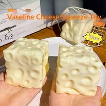 1个2026新款奶酪捏捏乐玩具，椰子油手工可塑形软萌玩具，生日、惊喜、节日、情侣、圣诞节、游戏玩家、减压的理想礼物 - 彩色 - 查看 2