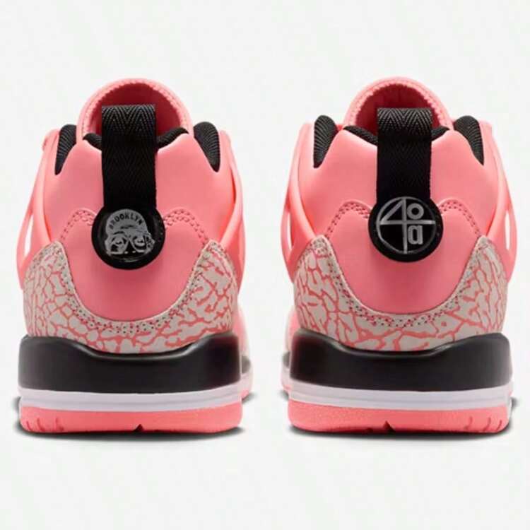 Jordan Spizike Low Black Pink Gaze Performance Basketball Shoes Kids' IQ9379-630 - Pink - View 5
