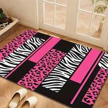 Of Leopard Print Zebra, Featuring A Pink, White, And Black Cheetah Design, Suitable Living Rooms, Bedrooms, Computer Rooms, Dining Areas, Under Tables, Anti-Slip Mats Chairs, Diatom Mud,Suitable Kitchens, Yoga, Non-Slip Bathroom Mats, Absorbent Washable Polyester Rugs Bathrooms, Living Room Entrances, Camping Picnic Rugs, Office Carpets, Study Floor Mats Area Rugs Living Room,Room Deocr Home Decor Bedroom Deccor Her Gifts Her,Area Rug Rugs Livingroom Large Him, Family, Boyfriend, Girlfriend, Father, Family, Mother, Lover, Daughter, Son, Grandfather, Grandmother, Friend, Classmate, Pet. Nap, Camping, Travel, Home, Daily Life, Office Decoration, Birthday, Anniversary, Valentine's Day, Thanksgiving,, Halloween, Mother's Day, Father's Day, Wedding, Easter,New Year Gifts,Sofa,Bed,Car,Bedroom,Living Room,Office, Outdoor , Beach - Nhiều màu - Xem 1