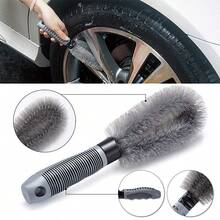 1pc/2pcs Household Cleaning Tool, Kitchen Pot Scrub Brush, Also Suitable For Automotive Tire Cleaning - A - View 2