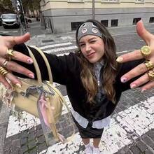 Women's Hollow Eye Elastic Headband, Black Hollow Elastic Headband, Hole Elastic Casual Hair Accessory - Multicolor - View 3