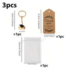 60/48/36/24/3pcs Graduation Gift Keychain Set, Hat And Scroll Keychains With Thank You Card And Gift Bag, Ideal For Graduates And Couples, University Graduation Gift, Durable Keychains For Graduation Party Favors, Backpacks And Handbags, Car Keys And School Supplies - Graduation Cap Keychain Set - View 12