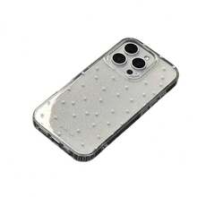 星光闪耀透明手机壳，兼容 17 Pro Max/16/15/14/13/12 Pro Max/11，可爱梦幻闪亮防震保护套，韩版风格礼物 - 滿屏小星星 - 查看 4